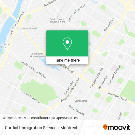 Cordial Immigration Services map