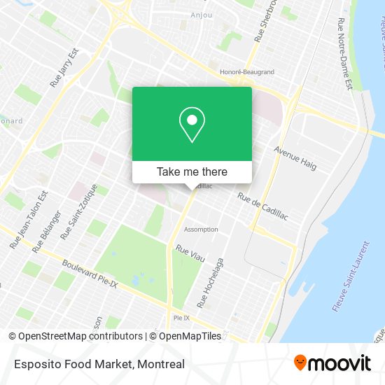 Esposito Food Market map