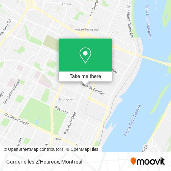 Garderie les Z'Heureux map