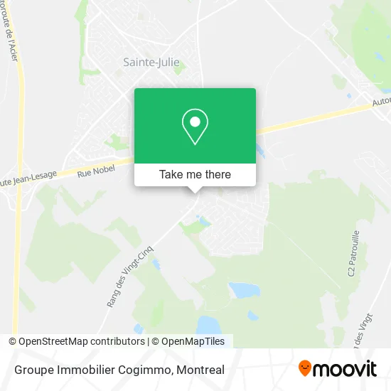 Groupe Immobilier Cogimmo map