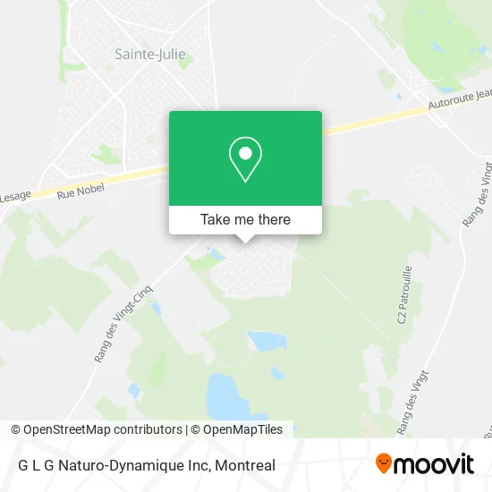 G L G Naturo-Dynamique Inc map