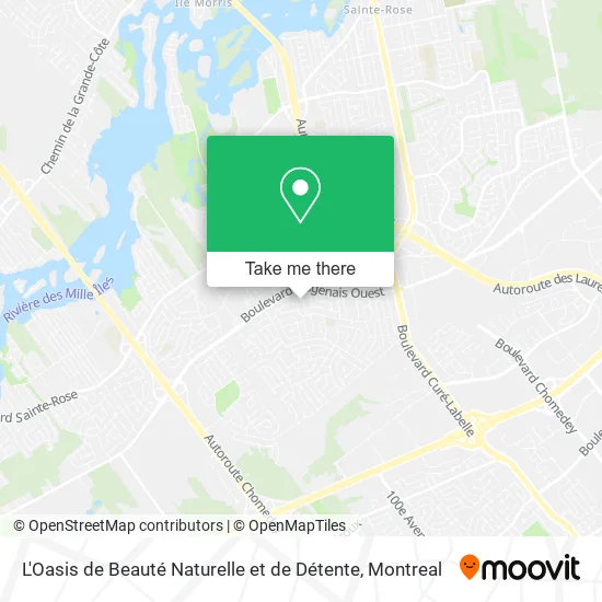 L'Oasis de Beauté Naturelle et de Détente map