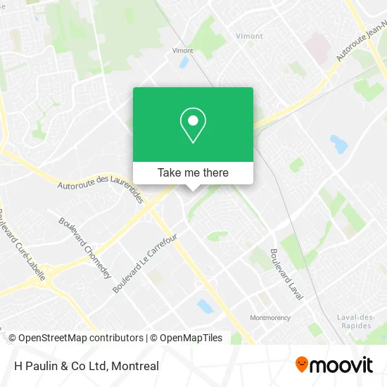 H Paulin & Co Ltd map