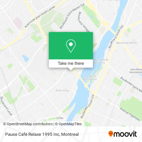 Pause Café Relaxe 1995 Inc map