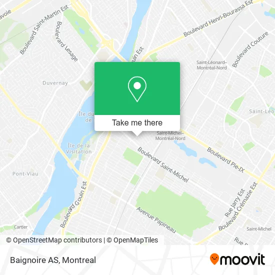 Baignoire AS map