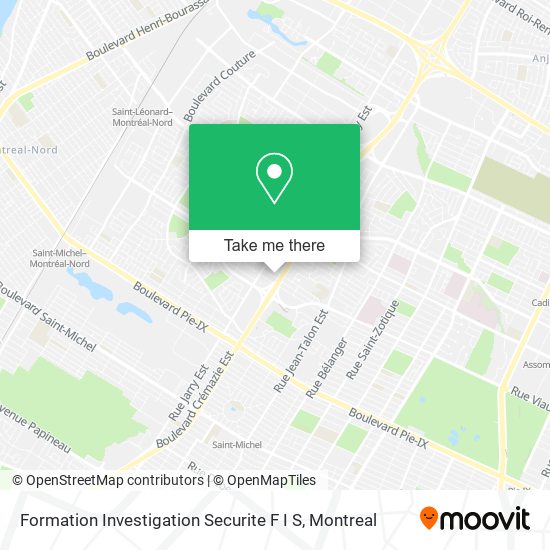 Formation Investigation Securite F I S map
