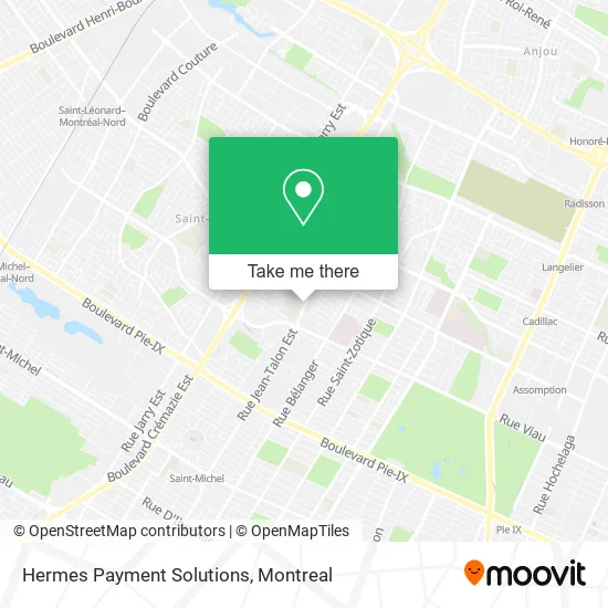 Hermes Payment Solutions map
