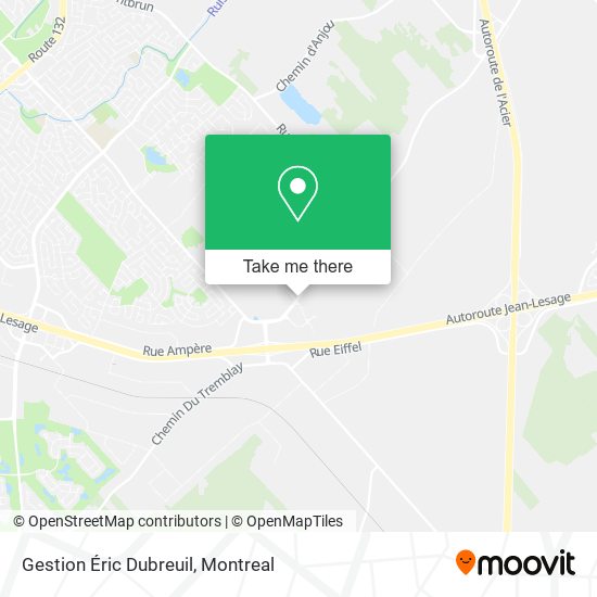 Gestion Éric Dubreuil map