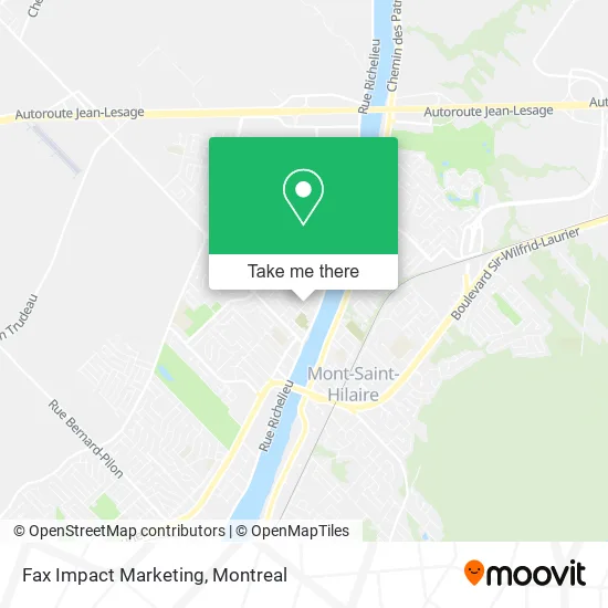 Fax Impact Marketing map