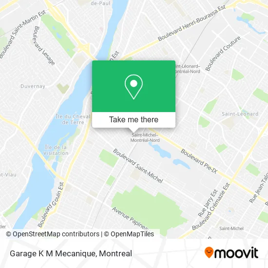 Garage K M Mecanique map