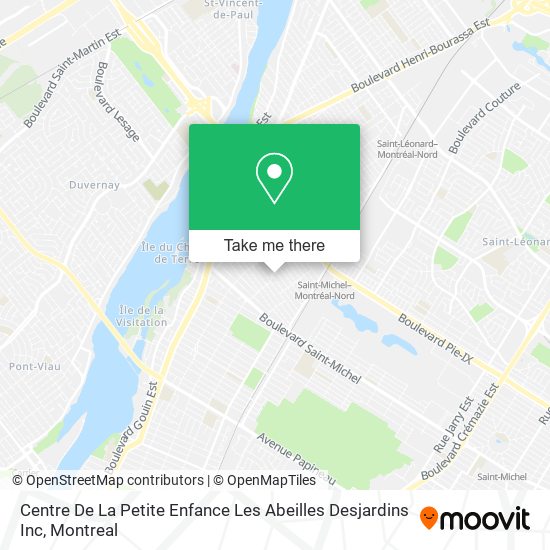 Centre De La Petite Enfance Les Abeilles Desjardins Inc map
