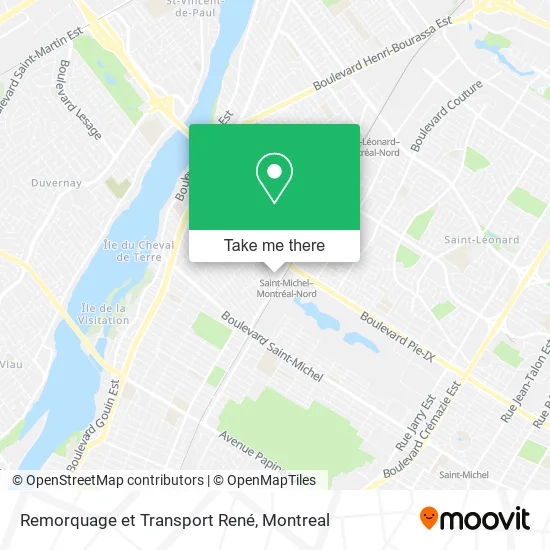 Remorquage et Transport René map