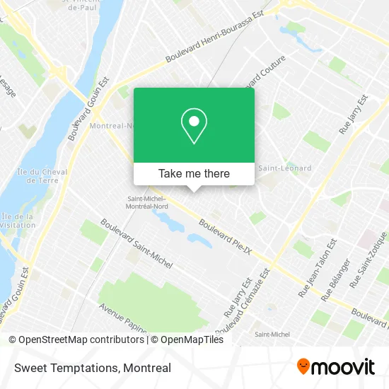 Sweet Temptations map