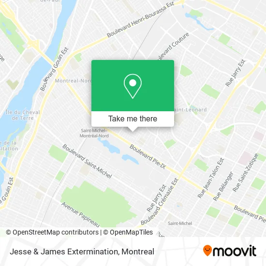 Jesse & James Extermination map