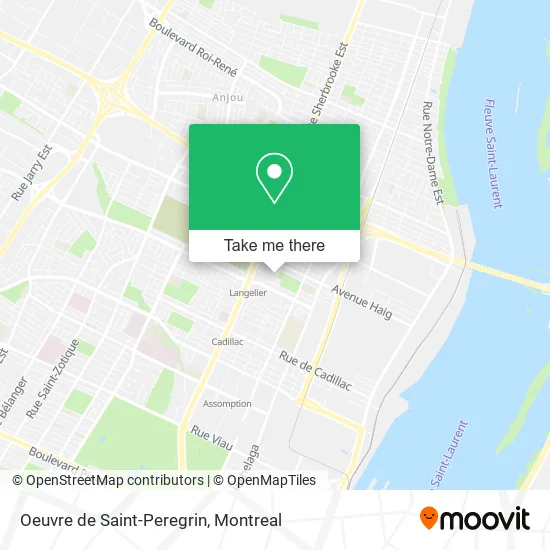 Oeuvre de Saint-Peregrin map