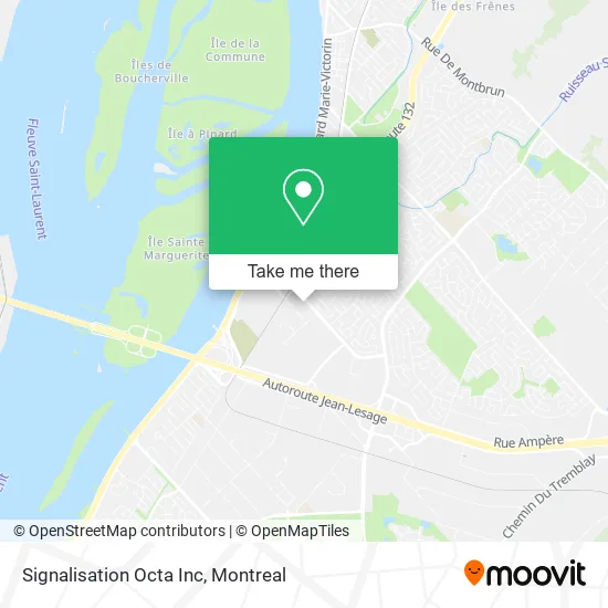 Signalisation Octa Inc map