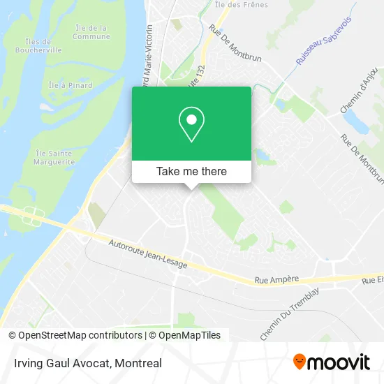 Irving Gaul Avocat map
