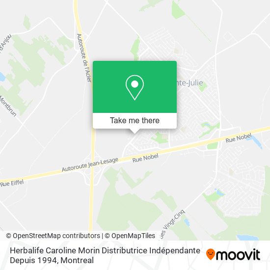 Herbalife Caroline Morin Distributrice Indépendante Depuis 1994 map