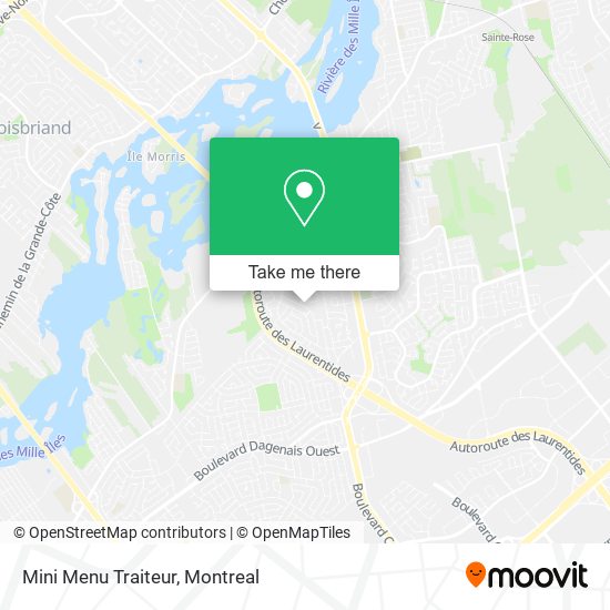 Mini Menu Traiteur map