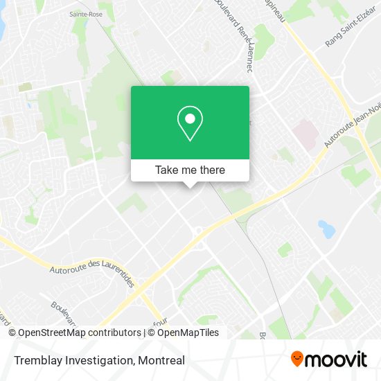 Tremblay Investigation map