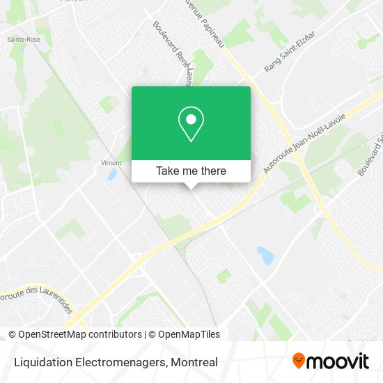Liquidation Electromenagers map