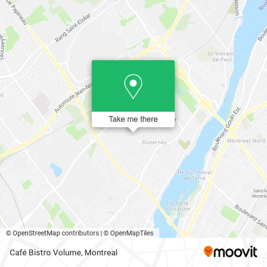 Café Bistro Volume map