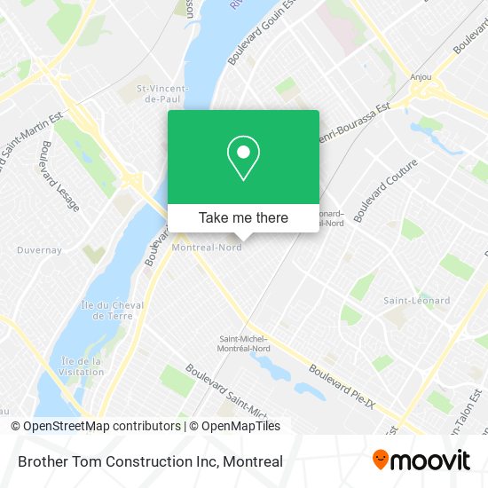 Brother Tom Construction Inc map