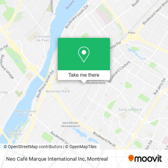 Neo Café Marque International Inc map