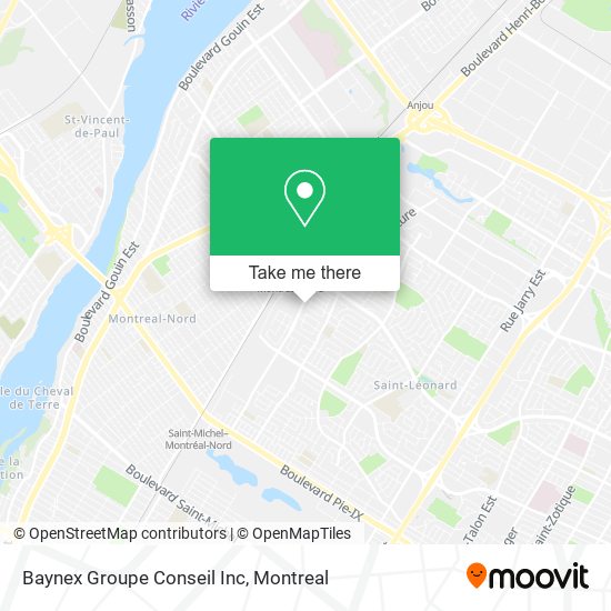 Baynex Groupe Conseil Inc map