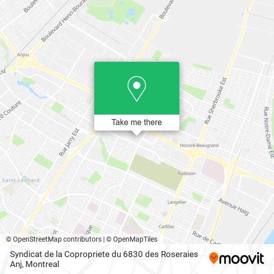 Syndicat de la Copropriete du 6830 des Roseraies Anj map