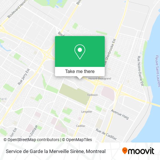 Service de Garde la Merveille Sirène map