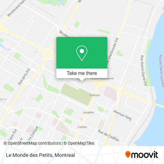 Le Monde des Petits map