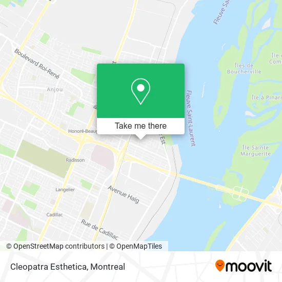 Cleopatra Esthetica map