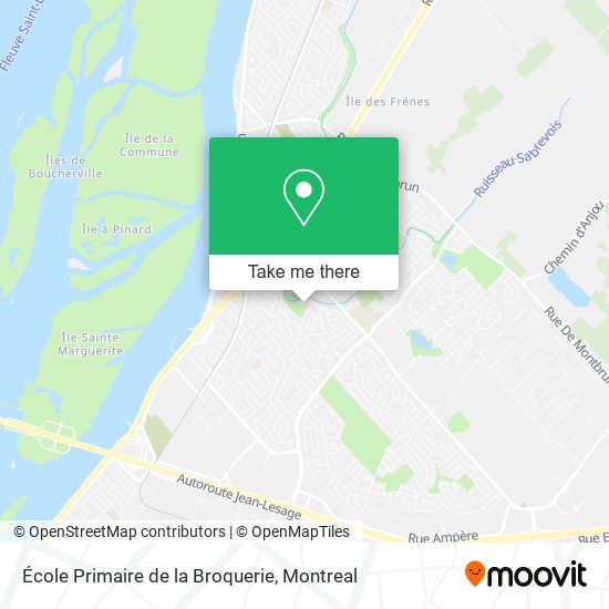 École Primaire de la Broquerie map