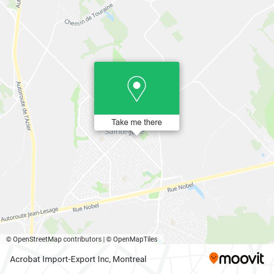 Acrobat Import-Export Inc map