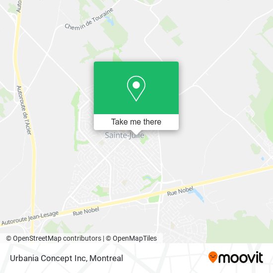 Urbania Concept Inc map