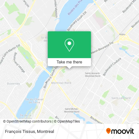 François Tissus map