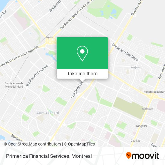 Primerica Financial Services map