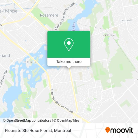Fleuriste Ste Rose Florist map