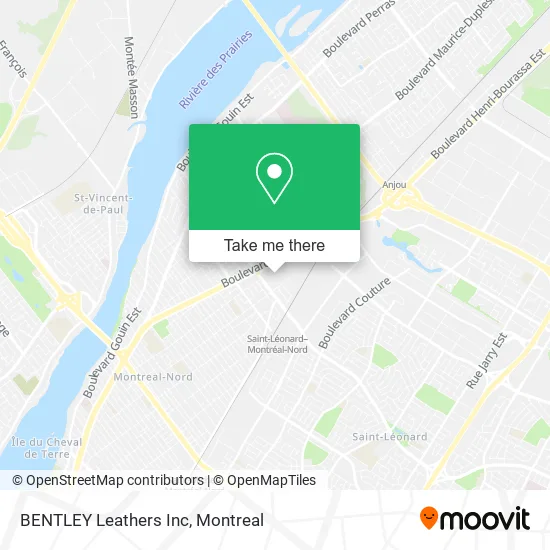 BENTLEY Leathers Inc map