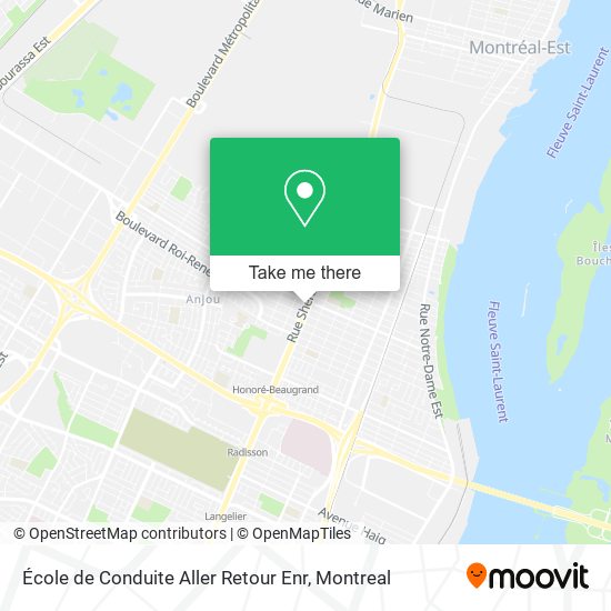 École de Conduite Aller Retour Enr map