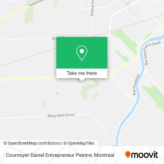 Cournoyer Daniel Entrepreneur Peintre map
