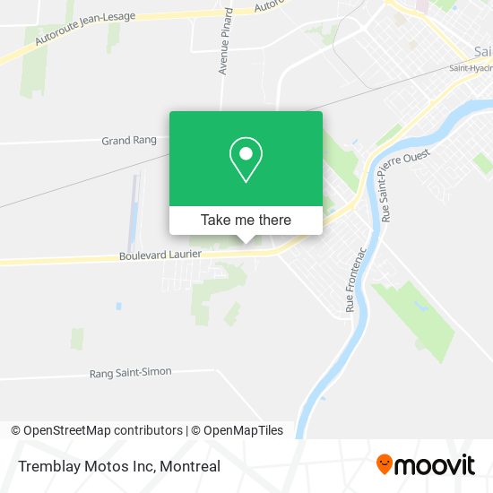 Tremblay Motos Inc map