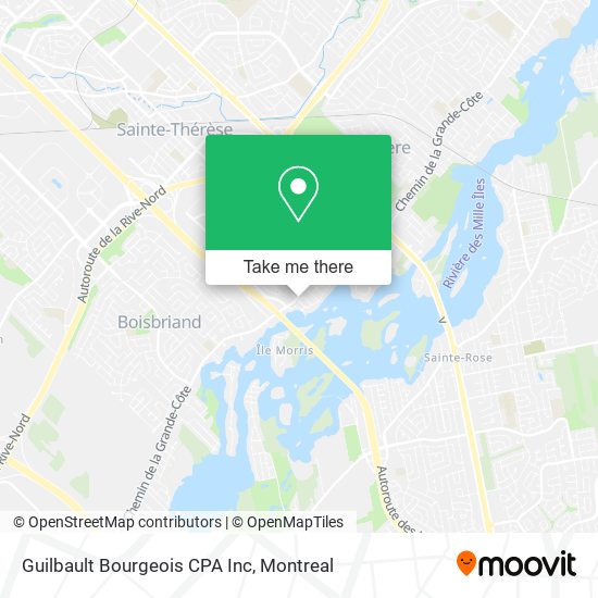 Guilbault Bourgeois CPA Inc map
