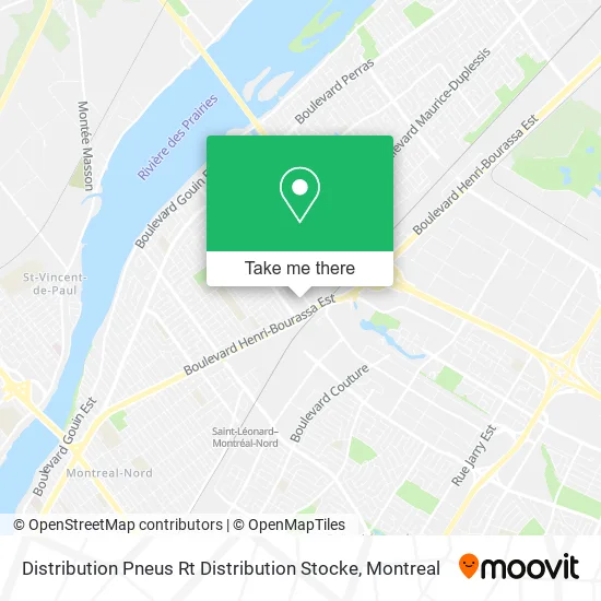 Distribution Pneus Rt Distribution Stocke map