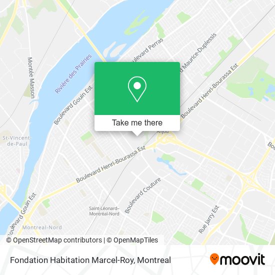 Fondation Habitation Marcel-Roy map