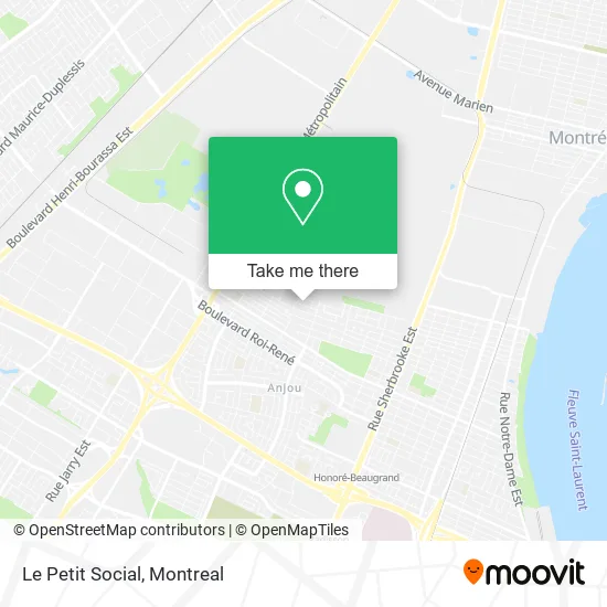 Le Petit Social map