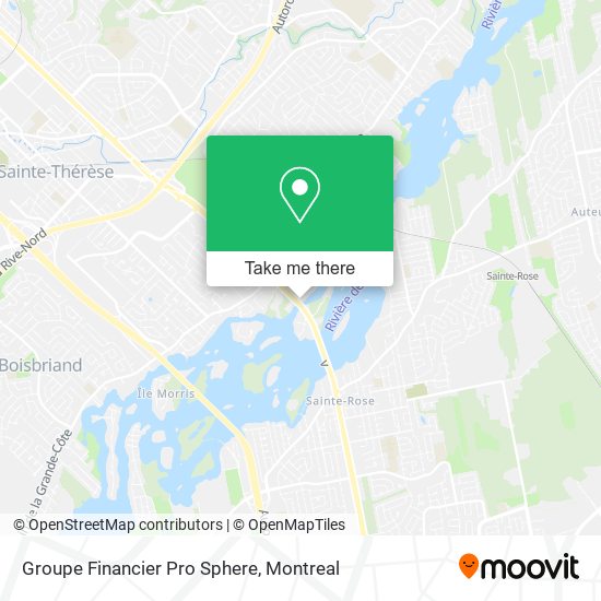Groupe Financier Pro Sphere map
