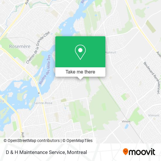 D & H Maintenance Service map