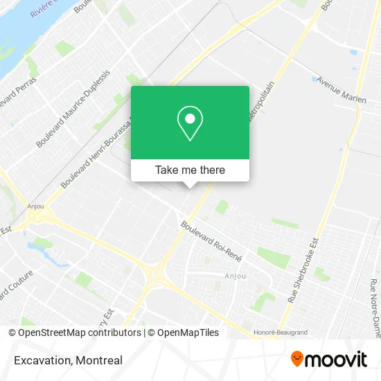 Excavation map